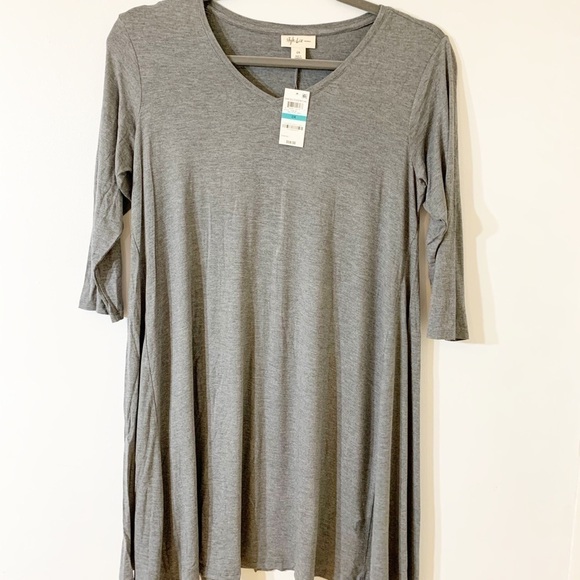Style & co gray tunic NWT X - Picture 1 of 6